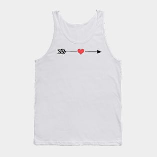 Arrows and heart Tank Top